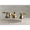 Kingston Brass KS4463TAL Tudor 8" Widespread Bathroom Faucet, Antique Brass KS4463TAL - alternate 2
